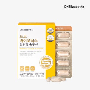 닥터엘리자베스 프로바이오틱스 장건강 솔루션 유산균 60캡슐, 1개