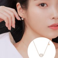 [아이유 PICK] 제이에스티나 Basic Tiara 진주 목걸이 (JJT1NI8AN371SR420)