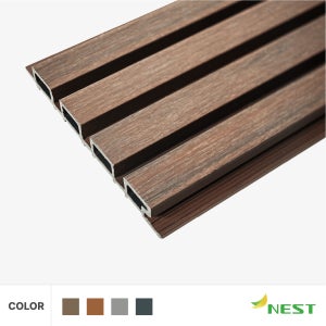 합성목재 클래딩 N블럭 블록 사이딩 루바 외장재 외벽마감재 1200x200x26T