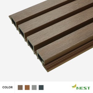 합성목재 클래딩 N블럭 블록 사이딩 루바 외장재 외벽마감재 1200x200x26T