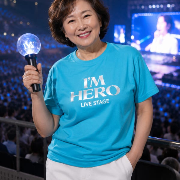 [마이크로스] HERO 히어로 임영웅 콘서트 굿즈 반사티셔츠