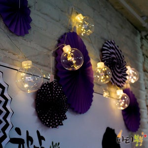 라운드볼 전구웜 80p (플러그타입) / 크리스마스LED전구 전구트리 무뚜기 성탄트리전구 크리스마스장식