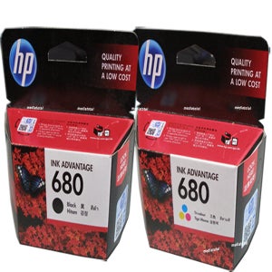 HP 데스크젯 어드밴티지 3635 복합기 F5S44B 정품 검정 칼라 잉크 카트리지 680/Set구매