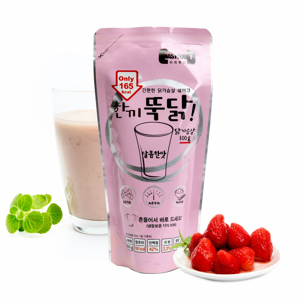 이지푸드 한끼뚝닭 닭가슴살 쉐이크: 달콤한맛