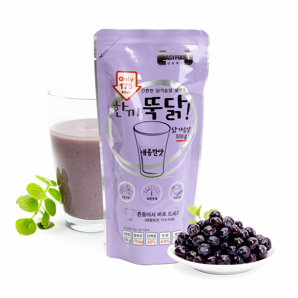 이지푸드 한끼뚝닭 닭가슴살 쉐이크: 새콤한맛