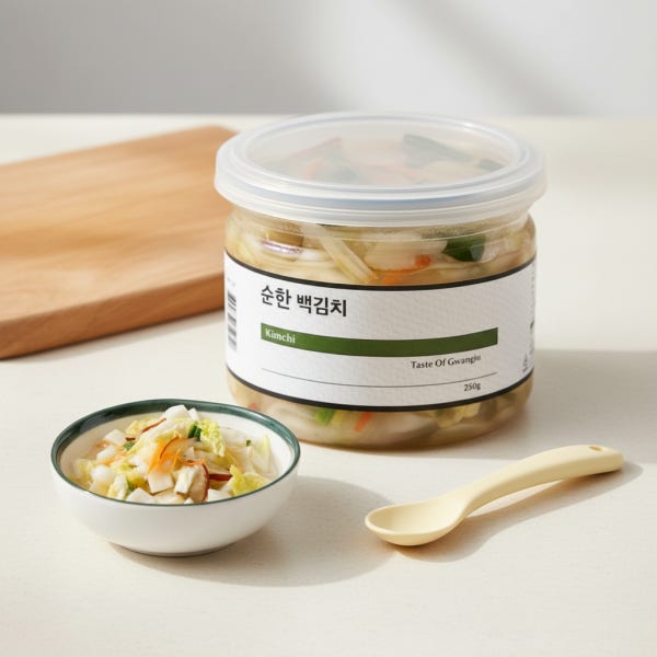 돌 아기김치 아이 어린이 유아식 백김치 반찬 배달