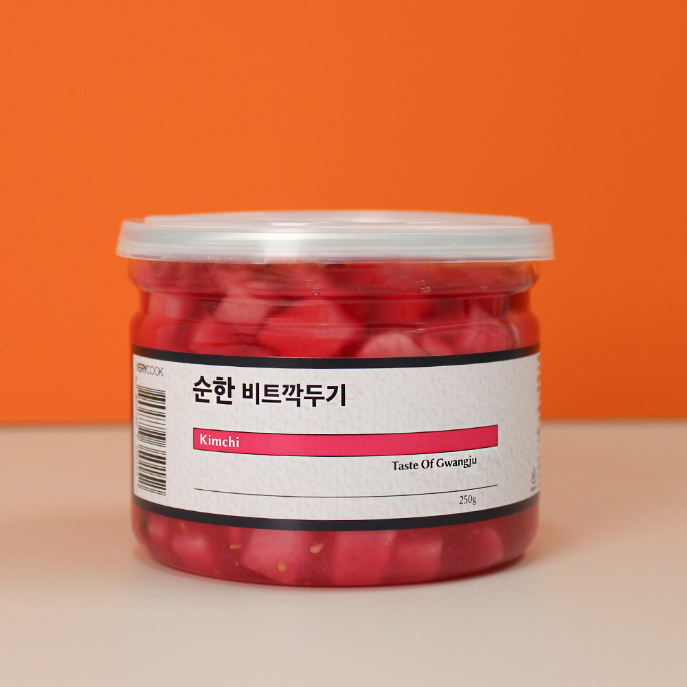 돌 아기김치 아이 어린이 유아식 반찬 비트깍두기