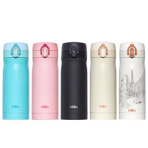 클리나 보온보냉 스텐 미니 원터치 텀블러 350ml