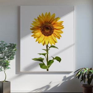해바라기 그림 액자 스탠다드골든 A2 인테리어 캔버스 돈들어오는 이사 개업 집들이 선물