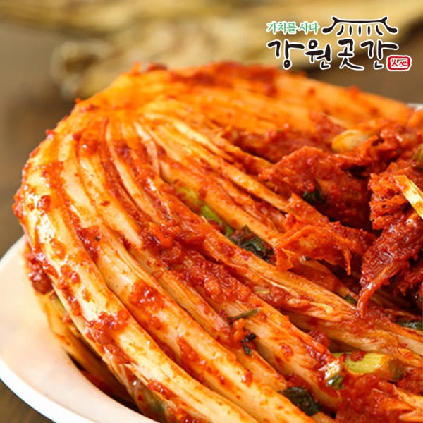 강원도 평창 꽃순이 김치 배추 포기김치 2.5kg 5kg