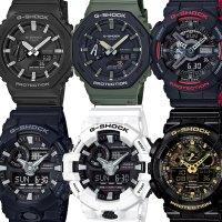 지샥(G-Shock) 손목시계 남성용 전자시계 빅페이스 흑금 지얄오크 지스퀘어 군인