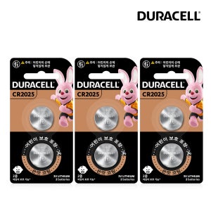 듀라셀 코인 리튬 건전지 CR2025 2입x3개