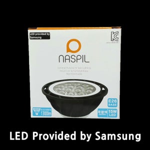 NASPIL LED PAR30 15W 집중형 확산형 안정기내장형 주광색 전구색 1박스20개