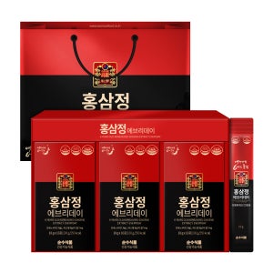 6년근 홍삼정 홍삼스틱 진액 1박스 30포 진세노사이드 7mg 건강기능식품 순수식품