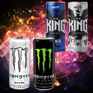 [24캔] 몬스터에너지 드링크 울트라 그린 핫식스 더킹 포스 파워 355ml 고카페인음료