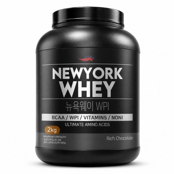 유당제로 뉴욕웨이 WPI 초코맛 2kg 단백질보충제 프로틴
