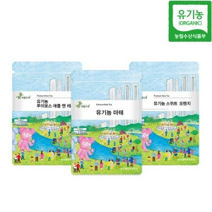 아름드레 친환경 삼각티백 유기농 허브차 25티백 18종 / 페퍼민트 캐모마일 얼그레이
