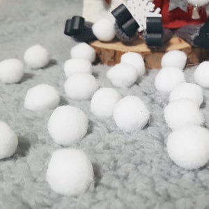 겨울 눈송이 눈 모형 (3.5cm 20개) 트리 장식 크리스마스 소품