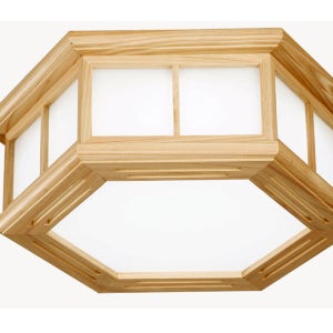 LED 편백 궁전 6각 직부등 25W / 현관 베란다등