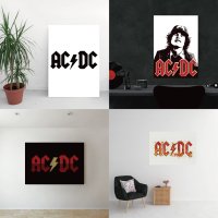 [AC/DC 4종모음] ACDC 앨범 음악 인테리어 그림 캔버스 액자 패브릭 포스터