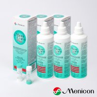 메니콘 메니케어 플러스 250mL 다목적용액 3개 구성 / 하드렌즈, 드림렌즈 관리 용액