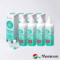 메니콘 메니케어 플러스 250mL 다목적용액 4개 구성 / 하드렌즈, 드림렌즈 관리 용액