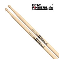 비트핑거스 7A 히코리 우드팁 드럼 스틱 BEAT FINGERS BF-AH7AW 7A Hickory Drum Stick