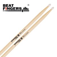 비트핑거스 5A 나일론 팁 북미산 히코리 드럼 스틱 BEAT FINGERS BF-AH5AN 5A Stick