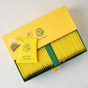 [설맞이 10프로 이벤트] [2개사면3개] 레몬머틀 프리미엄 티백박스 50개(g) 친환경PLA 개별포장 카페인없는 호텔티 VIP선물 고급박스포장