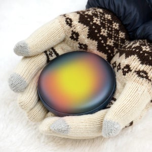 3+1 애니클리어 HOT8 충전식 손난로 보조배터리 핫팩 양면발열 휴대용 전기 손난로