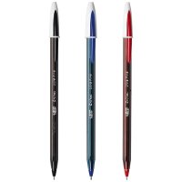 BIC 크리스탈 이그젝트 볼펜 12개입 0.7mm / 유성볼펜