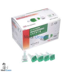 성심 인슐린 펜니들 32G 4mm 100개입 당뇨 니들 주사바늘