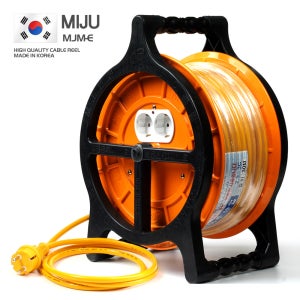 미주산업 전선릴 MJM-E2530 30M 캠핑 산업 작업용 전기연장리드선