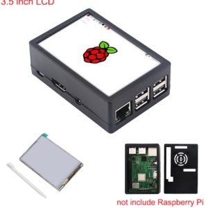 라즈베리파이 2, 3, 3B+ 3.5인치 LCD 장착 케이스