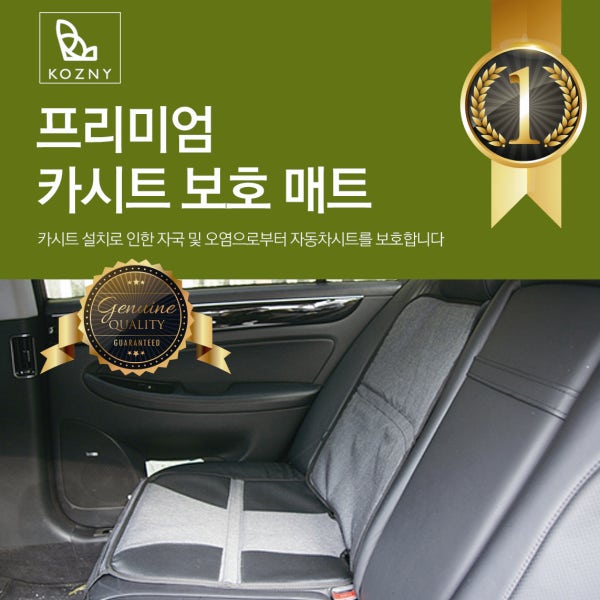브라이텍스 듀얼픽스 호환 커즈니 자동차카시트보호매트