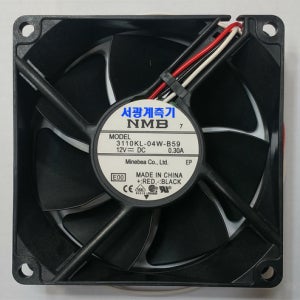 NMB(NMB-MAT) 3110KL-04W-B59 DC12V 80 X 25mm DC FAN 3100RPM