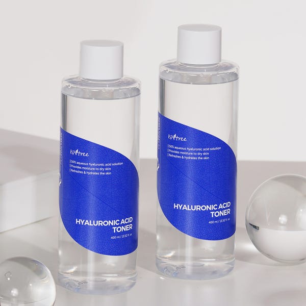 [더블구성] 이즈앤트리 히아루론산 대용량 토너 400ml+400ml (증정