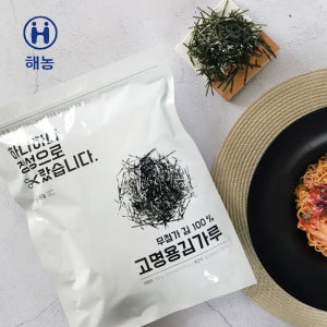 해농 무조미 고명용 김가루 100g / 1봉, 주먹밥용, 국물 고명용, 키자미노리 4cm