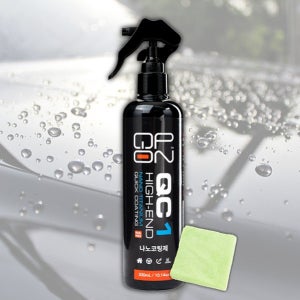 큐피온 QC1 티타늄 나노 코팅제 300ml 물왁스 디테일러 광택제 타월