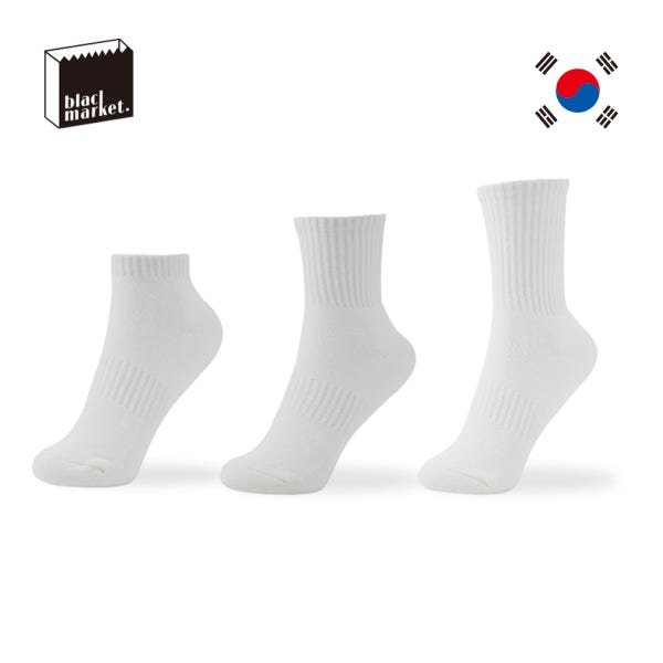 블랙마켓 스포츠 양말 5켤레 두꺼운 쿠션 다다익선 국산 코마사 양말 러닝, 헬스