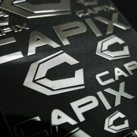 CAPIX 스노우보드 금속 튜닝스티커 캐픽스