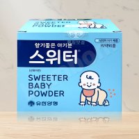 스위터 베이비 파우더 100g 유한향행 아기 엉덩이 땀띠분