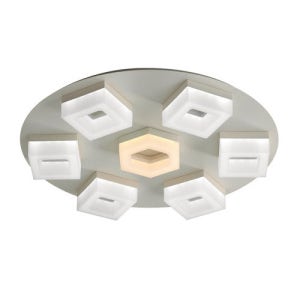 LED 사각7등 직부 12W x 7 거실등 방등 국산 KS인증