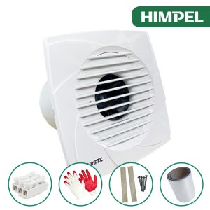 힘펠 JV-102 170mm 저소음 욕실 화장실 환풍기 아파트 배기팬 (직접설치)