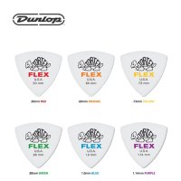 던롭 톨텍스 플렉스 트라이앵글 기타피크 Dunlop Tortex Flex Triangle 456R 0.5 0.6 0.73 0.88 1.01.14mm