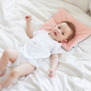 피넛버터젤리 피오라 빨아쓰는 아기 신생아 애착 베개 태열 이탈방지 두상관리 메쉬 순면