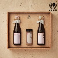 강동상회 실속형 선물세트 참기름300ml 들기름300ml 볶음참깨80g