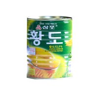 [701] 삼포 황도 슬라이스 400g