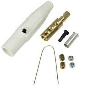 CLM2M-B MARINCO CAMLOK LINE MALE WHITE 600V 150A SINGLEPOLE CONNECTOR (캠락 150A용 라인형 숫컷 백색)