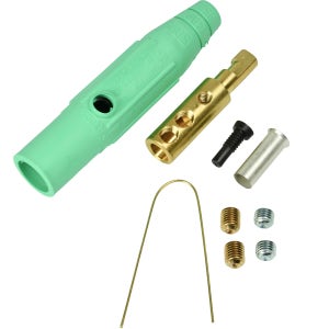 CLM2M-E MARINCO CAMLOK LINE MALE GREEN 600V 150A SINGLEPOLE CONNECTOR (캠락 150A용 라인형 숫컷 녹색)